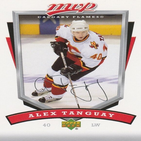 Alex Tanguay NHL Hockey Card Collection -7 Calgary Flames NHL Hockey Cards - Picture 3 of 8